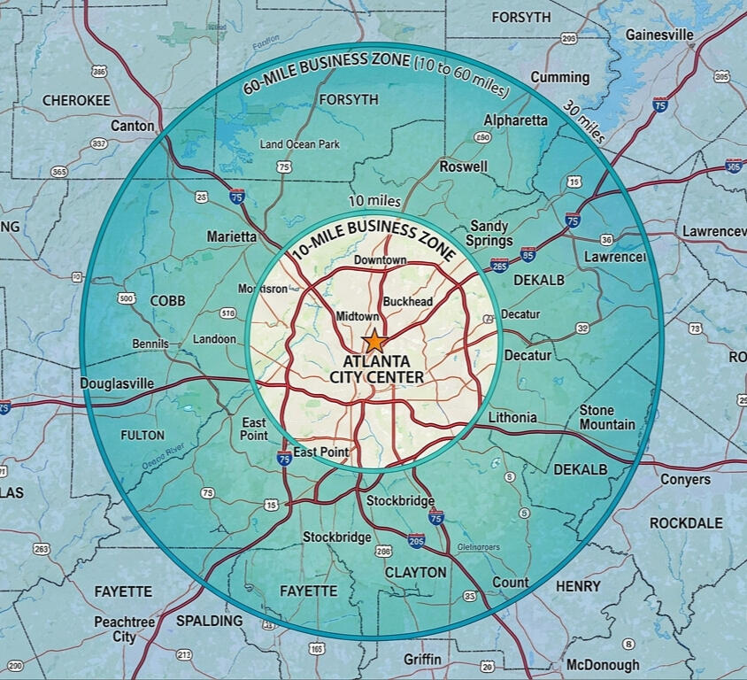 Metro Atlanta Service Area